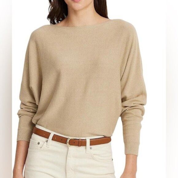 Lauren Ralph Lauren Cotton-Blend Dolman-Sleeve Sweater Size 3X NWT - Picture 1 of 13